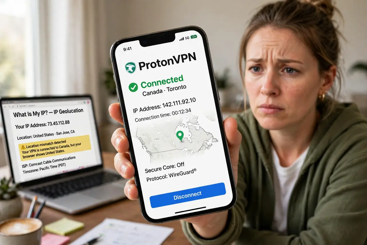 VPN Location Shows Wrong Country? Fix It — photo showing the situation described in the guide.