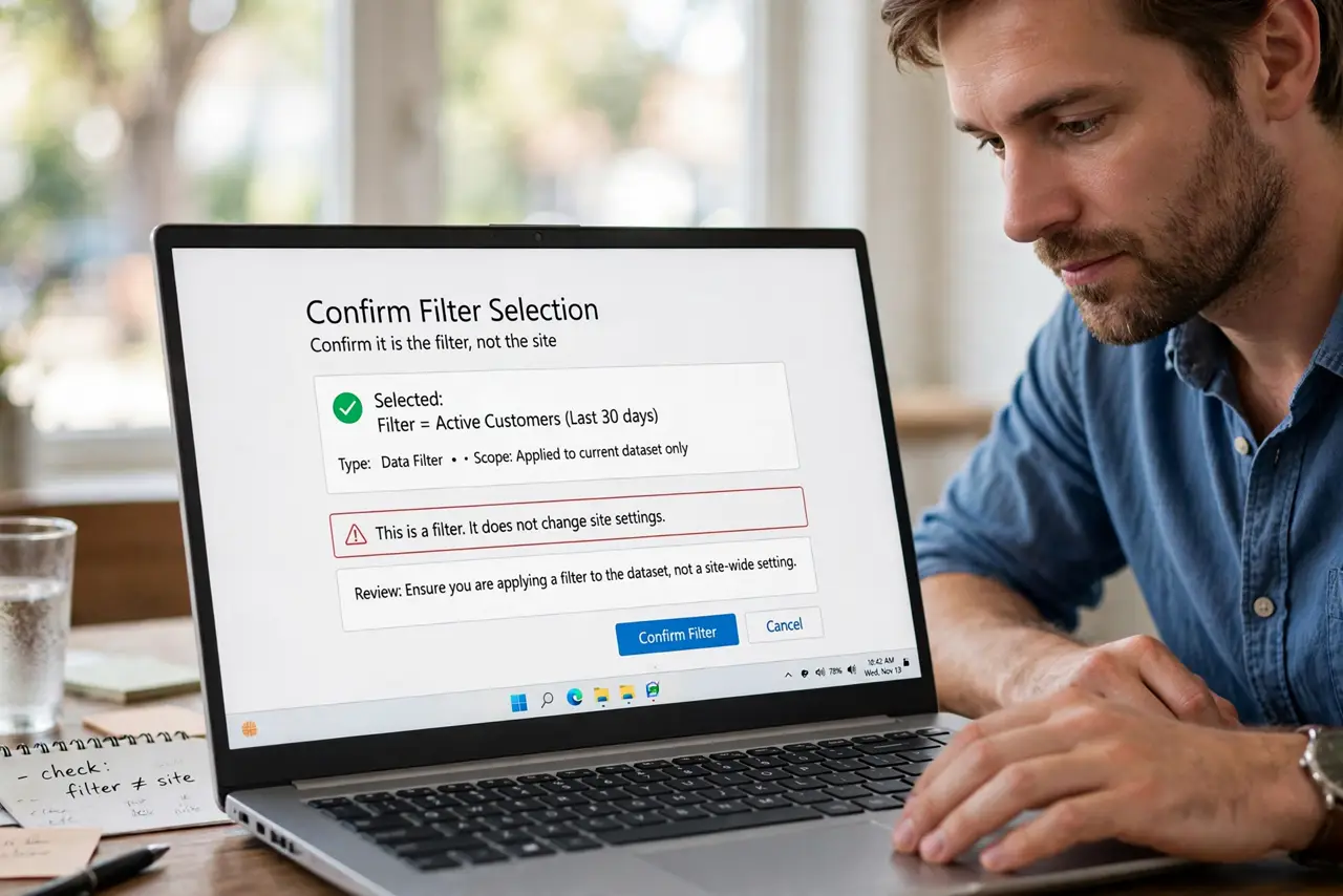 Step 1 in action for Website Blocked on Work Wi-Fi: Confirm it is the filter, not the site.
