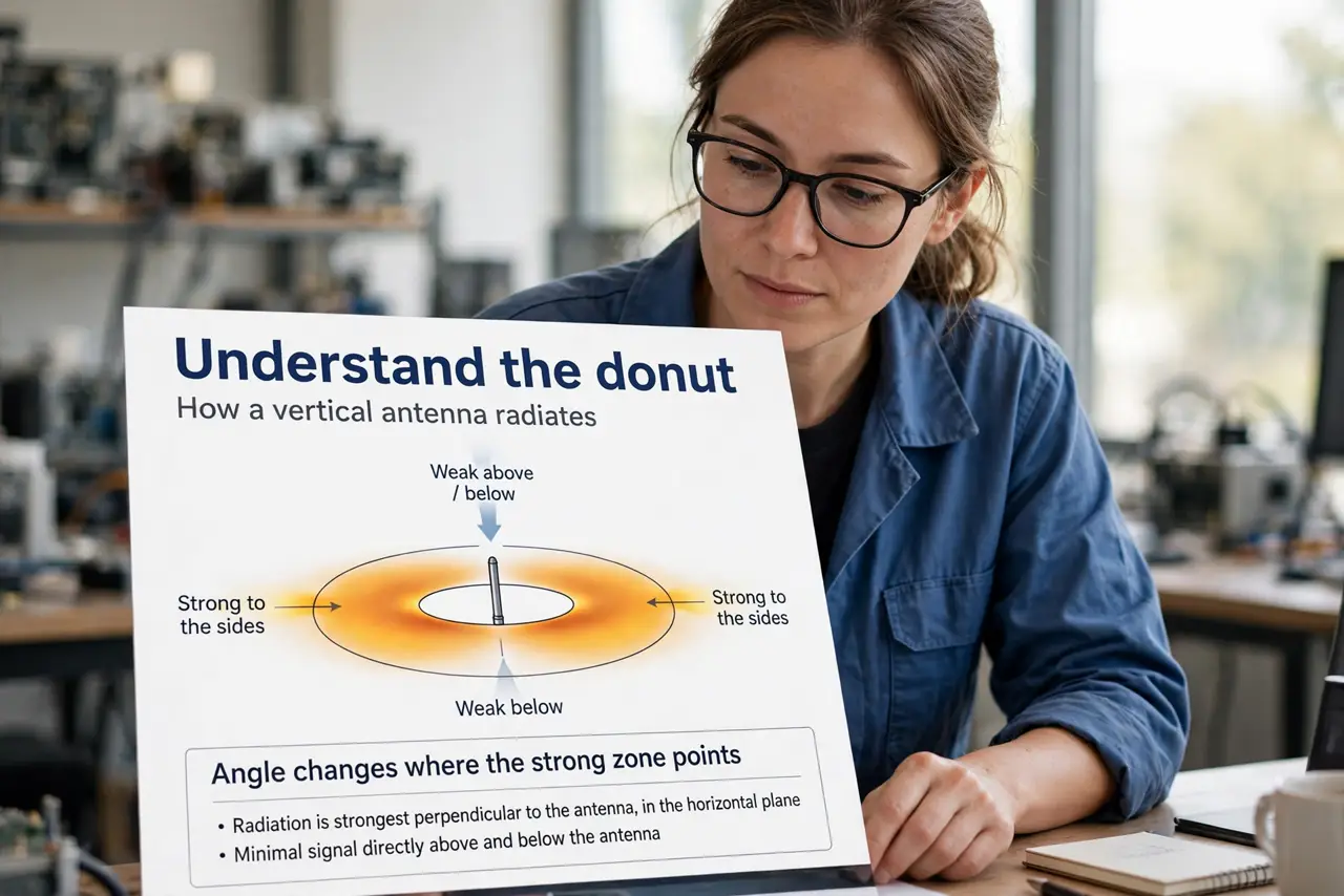 A person performing the first step of the guide: Understand the donut.