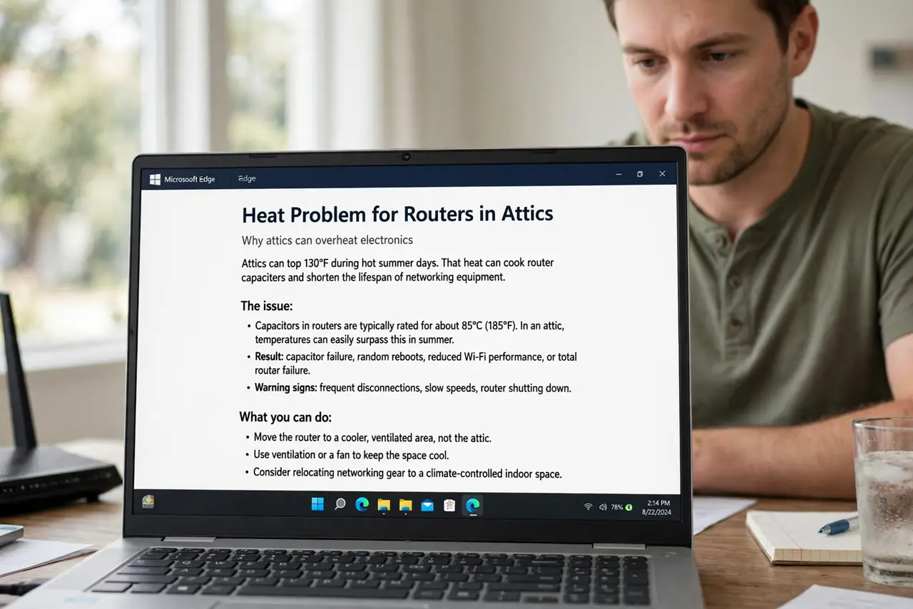 A person performing step 1: Understand the heat problem.
