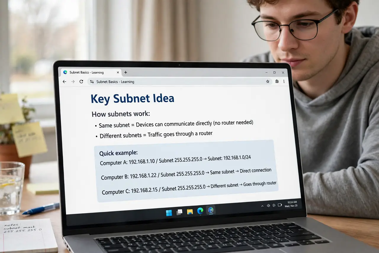 A person performing step 1: Learn the one key idea.