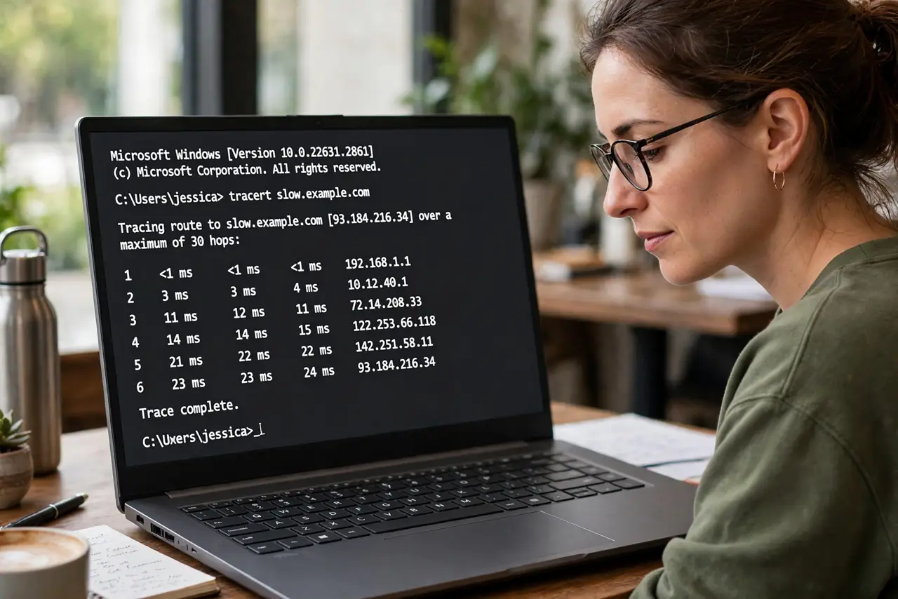 A person performing step 1: Run it on your system.