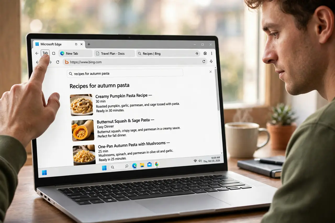 Open the Tab actions menu.