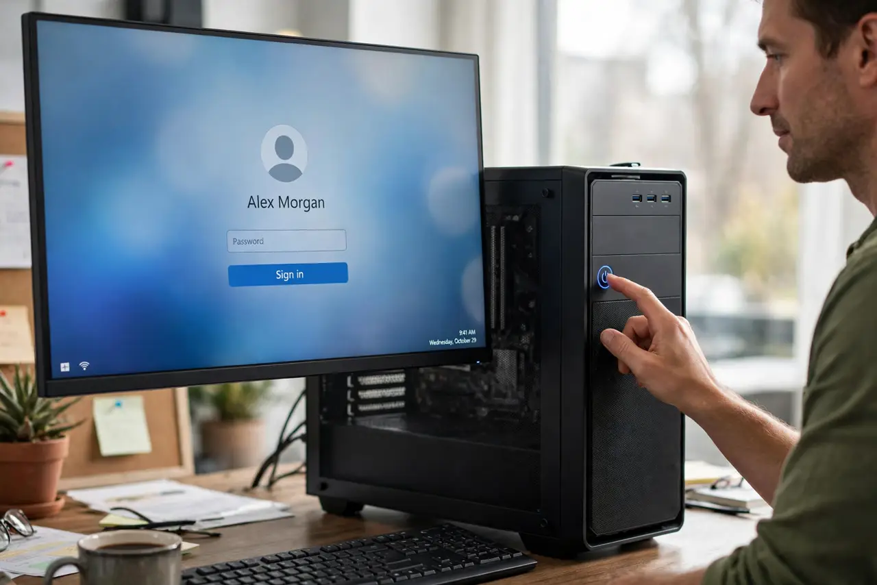 Fast Startup Makes Your PC Boot Twice — photo showing the situation described in the guide.