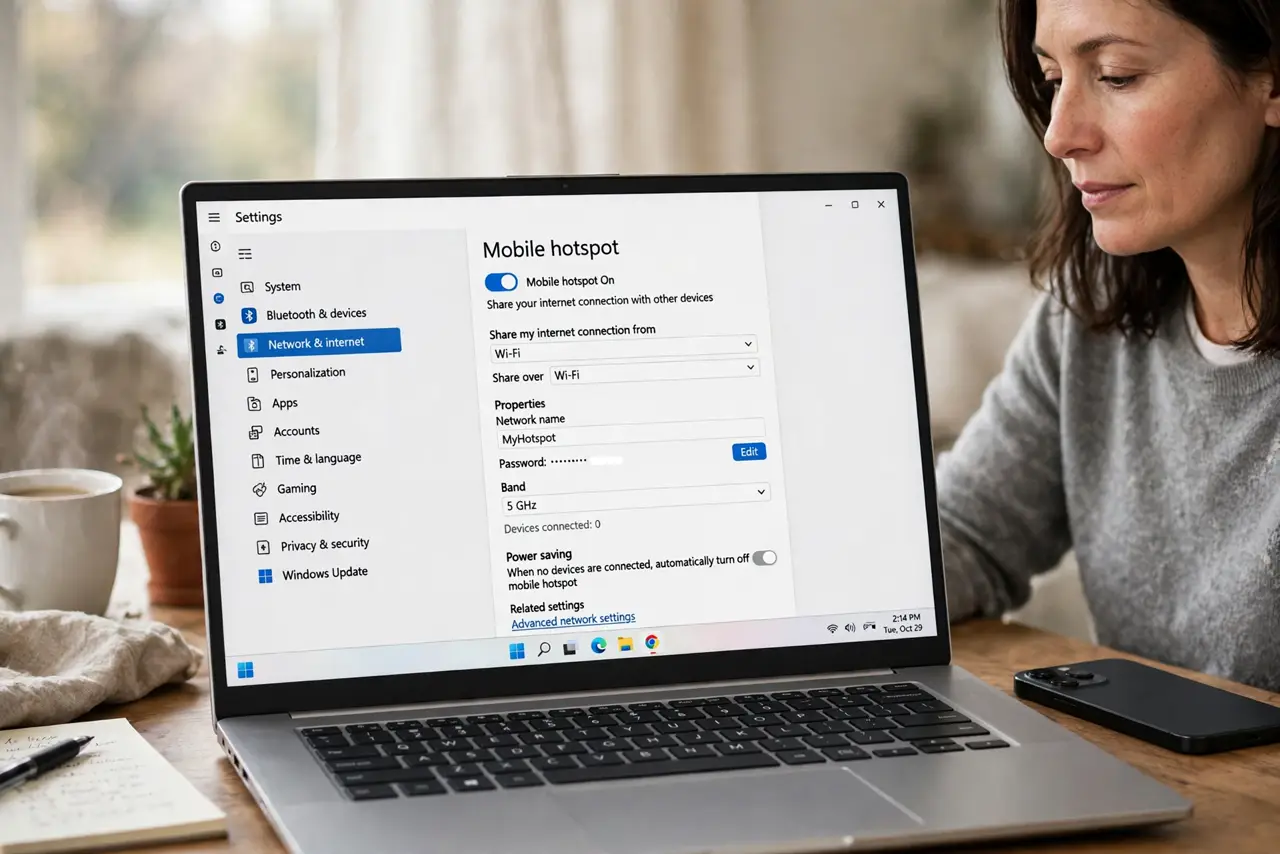 Windows Hotspot Password Rejected? Fix It — photo showing the situation described in the guide.