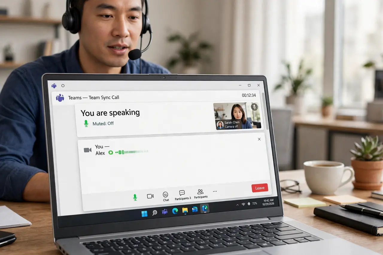 Mic Still Too Quiet at Full Volume on Windows — photo showing the situation described in the guide.