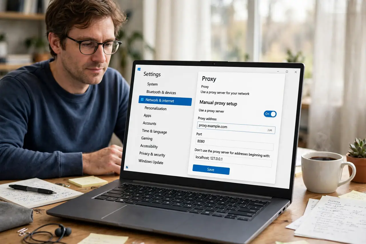 Proxy Settings Change by Themselves? Fix It — photo showing the situation described in the guide.