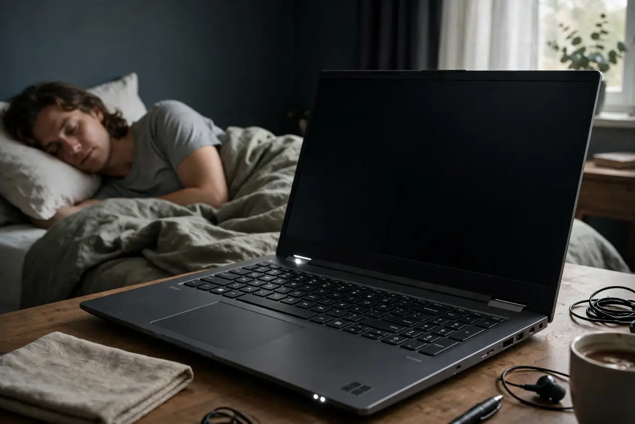 Your PC Wakes at Night for Windows Update — photo showing the situation described in the guide.