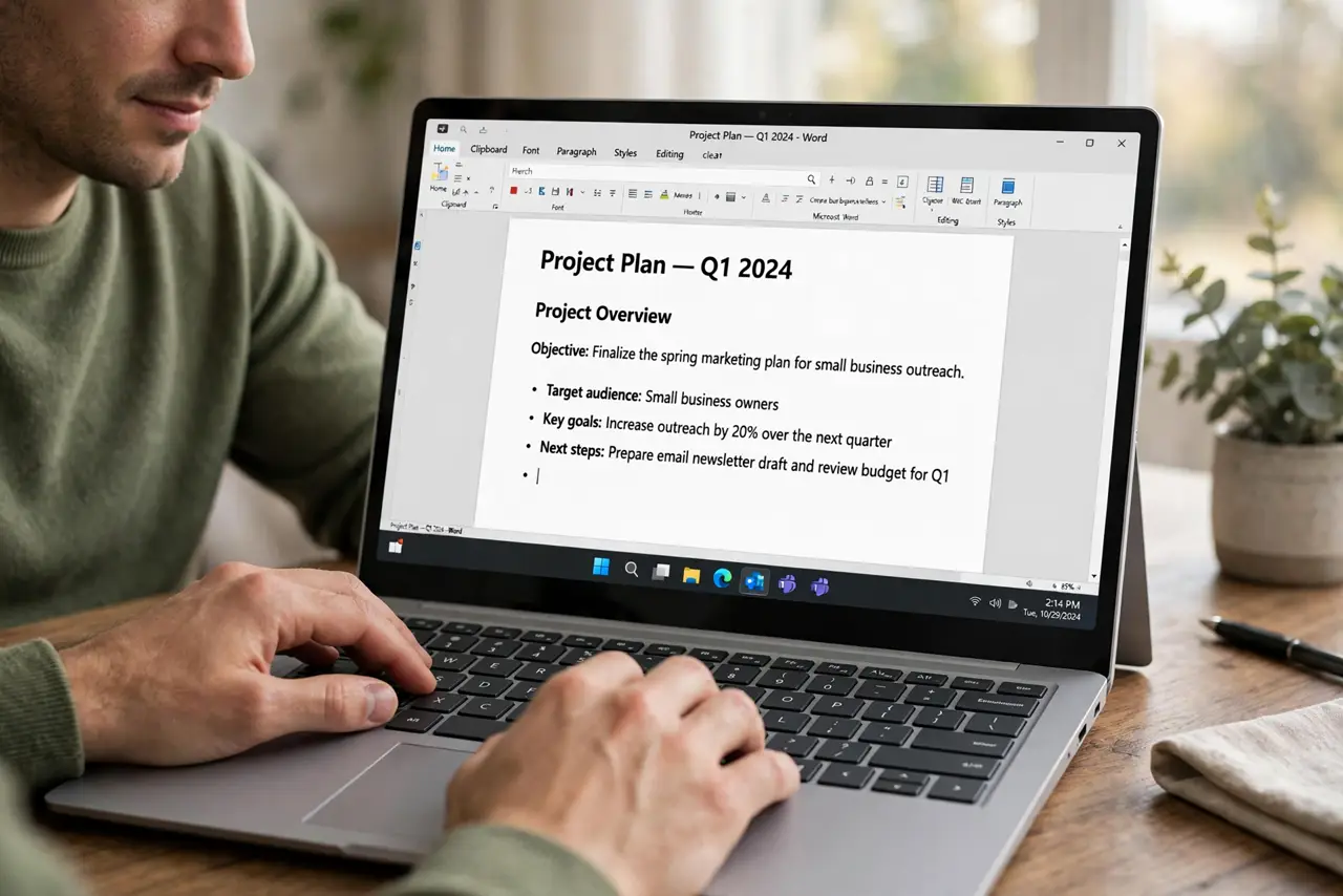 Touchpad Clicks While You Type on Windows — photo showing the situation described in the guide.